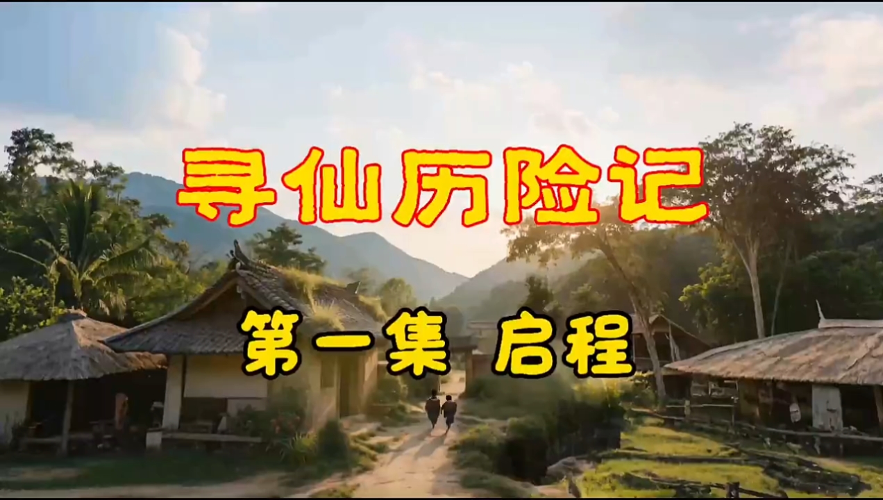 @应旺工作室 原创 AI微短剧《寻仙历险记》第一集